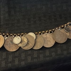 Vintage British Coin Bracelet